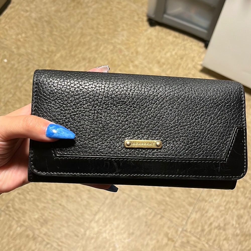 Real Burberry wallet.
